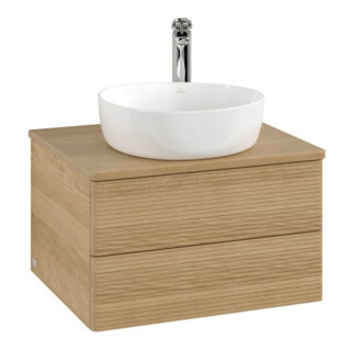 V&B Meuble sous lavabo avec structure de façade - Éclairage Antao 60x36x50cm, HL, WBP hon. Oa, hon. Oa