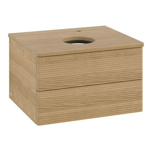 V&B Meuble sous lavabo avec structure de façade - Éclairage Antao 60x36x50cm, HL, WBP hon. Oa, hon. Oa