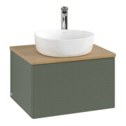 V&B Meuble sous lavabo avec structure de façade - Éclairage Antao 60x36x50cm, HL, WBP hon. Oa, le g. m Lac