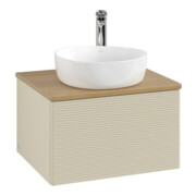 V&B Meuble sous lavabo avec structure de façade - éclairage Antao 60x36x50cm, HL, WBP hon. Oa, si Gr m Lac-3