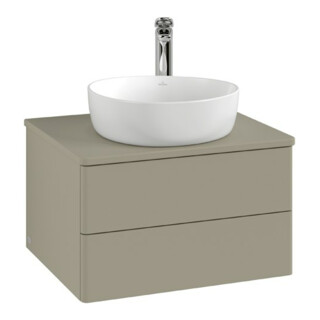 V&B Meuble sous lavabo avec structure de façade - éclairage Antao 60x36x50cm, HL, WBP Lac, lea gre. m Lac
