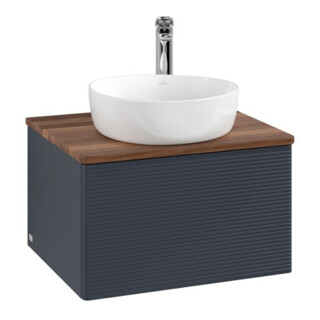 V&B Meuble sous lavabo avec structure de façade - Éclairage Antao 60x36x50cm, HL, WBP w. wal, md bl. m Lac
