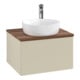 V&B Meuble sous-lavabo avec structure de façade - Éclairage Antao 60x36x50cm, HL, WBP w. wal, si Gr m Lac-1