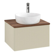 V&B Meuble sous-lavabo avec structure de façade - Éclairage Antao 60x36x50cm, HL, WBP w. wal, si Gr m Lac