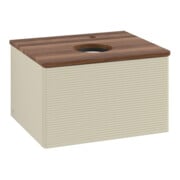 V&B Meuble sous-lavabo avec structure de façade - Éclairage Antao 60x36x50cm, HL, WBP w. wal, si Gr m Lac-3