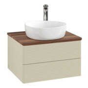 V&B Meuble sous lavabo avec structure de façade - Éclairage Antao 60x36x50cm, HL, WBP w. wal, si Gr m Lac-3