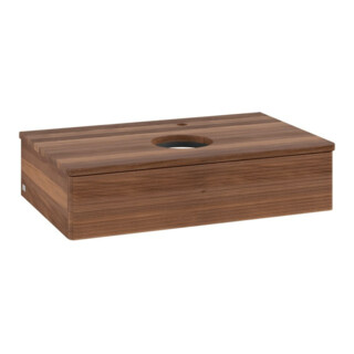 V&B Meuble sous-lavabo avec structure de façade - Éclairage Antao 80x19x50cm, H I P, couleur WBP w. wal, w. wal