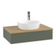 V&B Meuble sous lavabo avec structure de façade - Éclairage Antao 80x19x50cm, HL, WBP hon. Oa, le g. m Lac-1