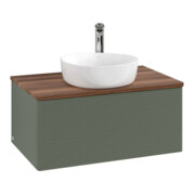 V&B Meuble sous lavabo avec structure de façade - Éclairage Antao 80x36x50cm, HL, WBP w wa, lea gre. m Lac