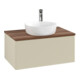 V&B Meuble sous-lavabo avec structure de façade - éclairage Antao 80x36x50cm, HL, WBP w. wal, si Gr m Lac-4