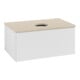 V&B Meuble sous lavabo avec structure de façade - éclairage Antao 80x36x50cm, WBP botti., blanc brillant Lac