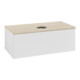 V&B Meuble sous lavabo avec structure frontale Antao 100x36x50cm, WBP botti., blanc brillant Lac-1