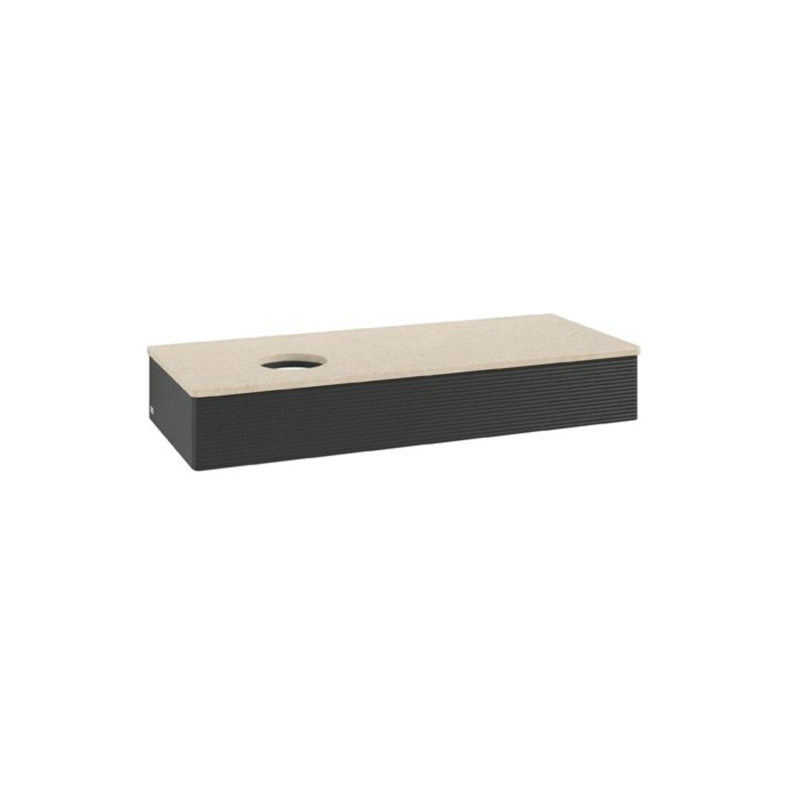 V&B Meuble sous-lavabo avec structure frontale Antao 120x19x50cm, couleur WBP botti., bleu m Lac