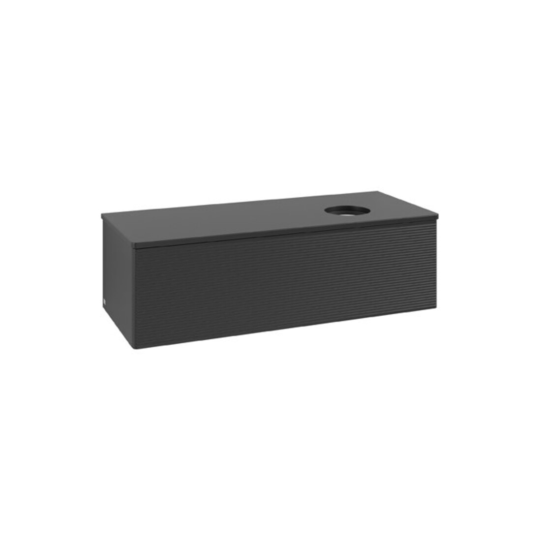 V&B Meuble sous lavabo avec structure frontale Antao 120x36x50cm, couleur WBP Lac, bleu m Lac