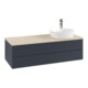 V&B Meuble sous lavabo avec structure frontale Antao 120x36x50cm, HL, WBP botti., md b m Lac