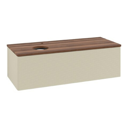 V&B Meuble sous lavabo avec structure frontale Antao 120x36x50cm, HL, WBP w. wal, si Gr m Lac