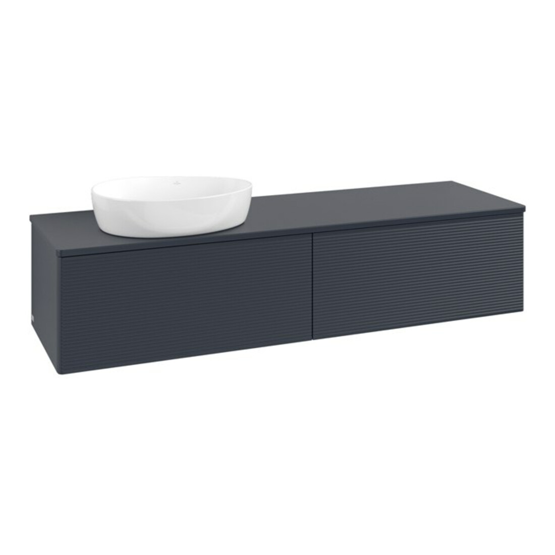 V&B Meuble sous lavabo avec structure frontale Antao 160x50 cm, couleur WBP Lac, md bl. m Lac
