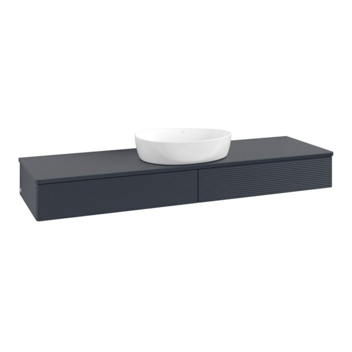 V&B Meuble sous lavabo avec structure frontale Antao 160x50 cm, couleur WBP Lac, md bl. m Lac