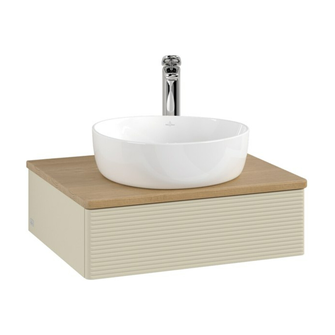V&B Meuble sous lavabo avec structure frontale Antao 60x19x50cm, HL, WBP hon. Oa, si Gr m Lac