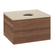 V&B Meuble sous lavabo avec structure frontale Antao 60x36x50cm, couleur WBP botti., noyer w.-4