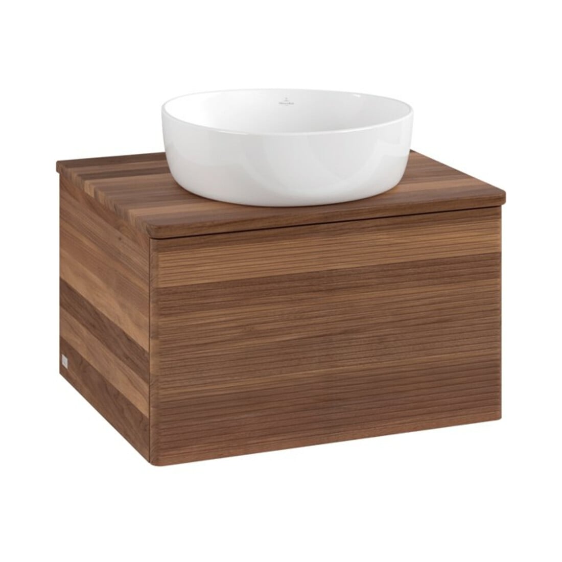 V&B Meuble sous lavabo avec structure frontale Antao 60x36x50cm, couleur WBP w. noyer