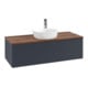 V&B Meuble sous lavabo avec structure frontale, éclairage Antao 120x36x50cm, HL, WBP w wal, md bl. m Lac-1
