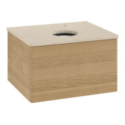 V&B Meuble sous lavabo avec structure frontale - Éclairage Antao 60x36x50cm, HL, WBP botti., hon. Oa-4