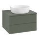 V&B Meuble sous-lavabo avec structure frontale - Éclairage Antao 60x36x50cm, WBP Lac, lea gre. m Lac-1