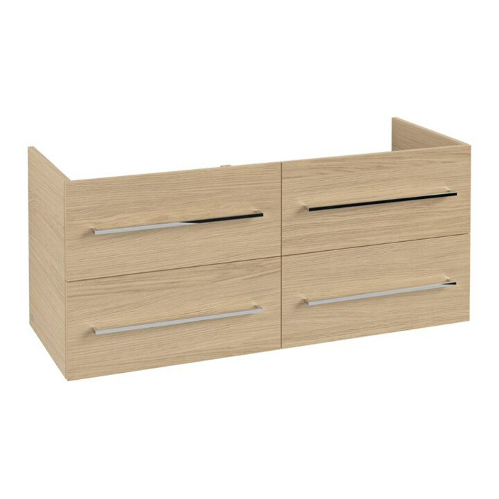 V&B Meuble sous lavabo Avento 118x51,4x48 cm, 4 tiroirs, wd, G vc g, Nord Oa