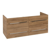 V&B Meuble sous lavabo Avento 118x51,4x48 cm, 4 tiroirs, wd, G vc gl., Kan Oa