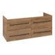 V&B Meuble sous lavabo Avento 118x51,4x48 cm, 4 tiroirs, wd, G vo bla, Kan Oa-1