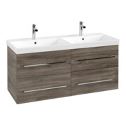 V&B Meuble sous lavabo Avento 118x51,4x48cm, 4 A, wd, G vc gl., st. Oa