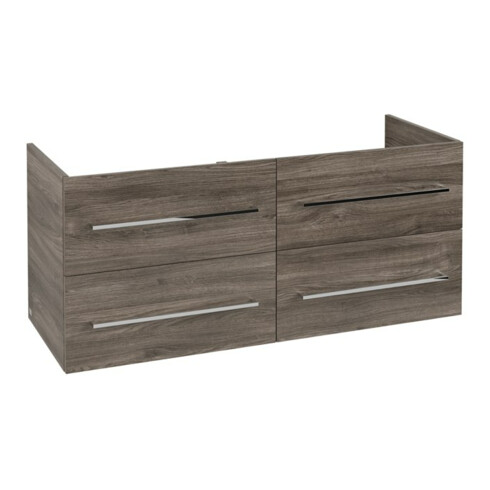 V&B Meuble sous lavabo Avento 118x51,4x48cm, 4 A, wd, G vc gl., st. Oa