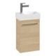 V&B Meuble sous-lavabo AVENTO 34x51,4x20,2cm, raccord droite, 1 tiroir, chêne nord-3