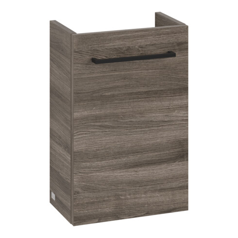 V&B Meuble sous-lavabo Avento 34x51,4x23,4cm, 1 porte, gauche, gris voilé, mat