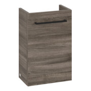 V&B Meuble sous-lavabo Avento 34x51,4x23,4cm, 1 porte, gauche, gris voilé, mat
