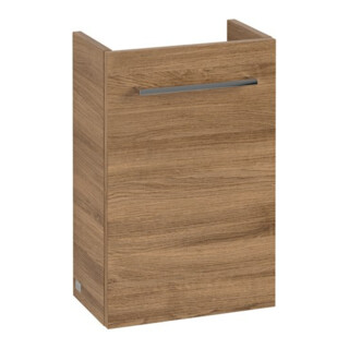 V&B Meuble sous lavabo Avento 34x51,4x23,4cm, 1 tiroir, gauche, verre glaçé, Kan Oa