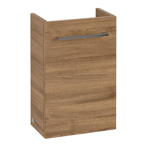 V&B Meuble sous lavabo Avento 34x51,4x23,4cm, 1 tiroir, gauche, verre glaçé, Kan Oa