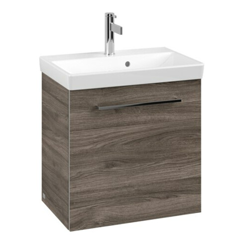 V&B Meuble sous lavabo Avento 53x51x38 cm, 1 porte, droite, Gr. vc gl., st. Oa