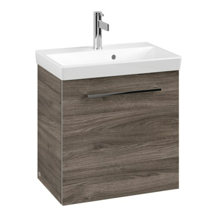 V&B Meuble sous lavabo Avento 53x51x38 cm, 1 porte, droite, Gr. vc gl., st. Oa