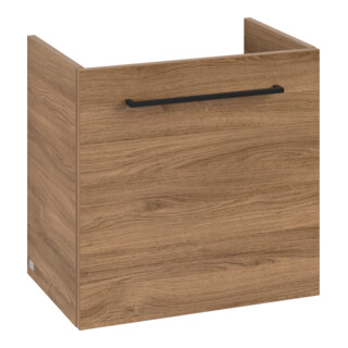 V&B Meuble sous lavabo Avento 53x51x38 cm, 1 tiroir, gauche, couleur bleu volcan, Kan Oa
