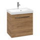 V&B Meuble sous lavabo Avento 53x51x38cm, 1 porte, gauche, Gr. vc gl., Kan Oa-1