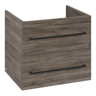 V&B Meuble sous lavabo Avento 58x51,4x48 cm, 2 tiroirs, wd, G vo bla, st. Oa