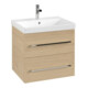 V&B Meuble sous-lavabo Avento 58x51,4x48cm, 2 tiroirs, wd, G vc gl., Nord Oa-1
