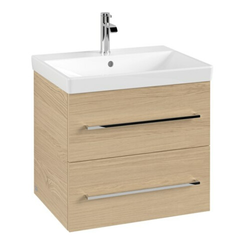 V&B Meuble sous-lavabo Avento 58x51,4x48cm, 2 tiroirs, wd, G vc gl., Nord Oa