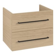 V&B Meuble sous lavabo Avento 63x51,4x48cm, 2 portes, bois, bleu, Nord Oa