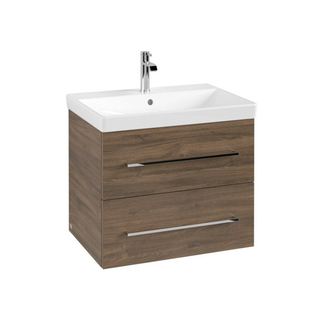 V&B Meuble sous lavabo Avento 63x51,4x48cm, 2 tiroirs, wd, G vc g, Ariz. Oa