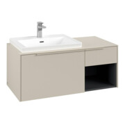 V&B Meuble sous lavabo Beck. gauche Subway 3.0 100,1x42,25x51,6cm, sans LE/Gr mon., env. Gr
