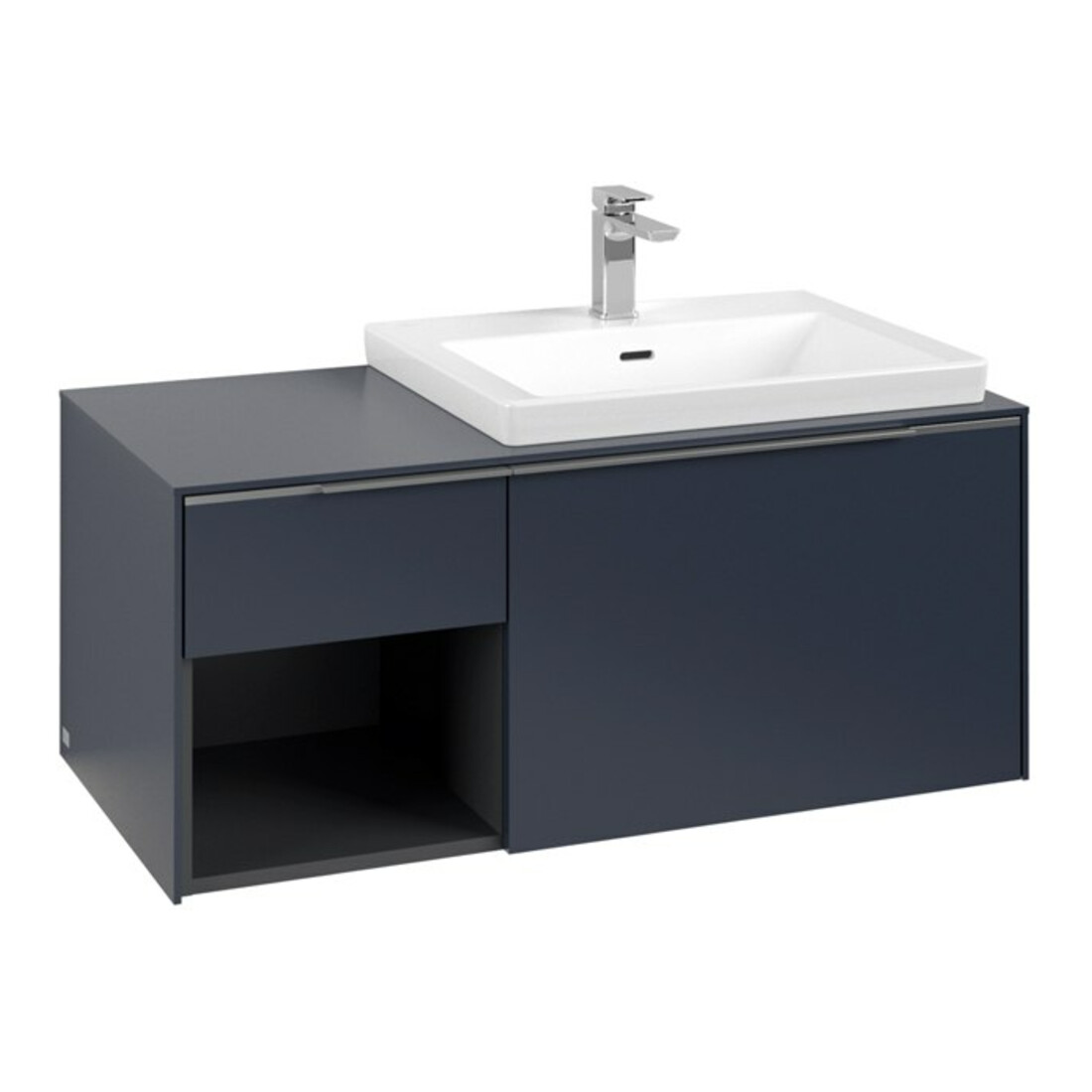 V&B Meuble sous lavabo Beck. re Subway 3.0 100,1x42,25x51,6cm, avec LE/Gr AL g, Mar b