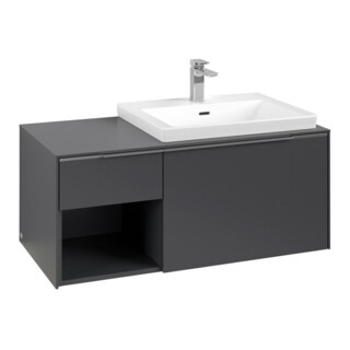 V&B Meuble sous lavabo Beck. re Subway 3.0 100,1x42,25x51,6cm, m LE/Gr AL g, graph.